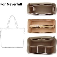 Neverfull Simple Felt Handbag Insert Bag Multi-Pocket Portable Internal Bag Travel Bag Support Bag Organiser