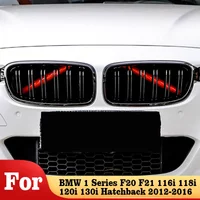 For BMW 1 Series F20 F21 116i 118i 120i 130i Hatchback 2012-2016 Car Front Radiator Grille Frame Trim Protect Strips Accessories
