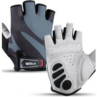 AliExpress Fezrgea Cycling Gloves Silicone Pad Adjustable Tightness Comfortable Half Finger Gloves for MTB Road Bike Unisex Sports Gloves