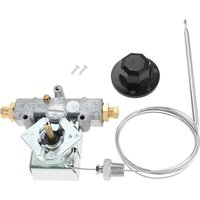 Gas Fryer Thermostat W/ 200-400 F Range 1/4" Mpt Stuff Box for Pitco P5047588/GSA60301800/4290-006 Gsa 60301814 Robertshaw 4290