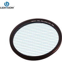 Lightdow Blue Streak Objektivfilter 49 52 55 58 62 67 72 77 82 mm Linearlichtfilter für Canon Nikon Sony Kameraobjektive