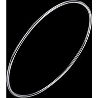 Fine 925 Sterling Silver Fine Simple Circle Bangle Bracelet For Woman Fashion Party Wedding Jewelry Christmas Gifts