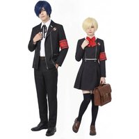 Persona 3 Cosplay Uniform Set Makoto Yuki Aigis School Outfit for Men Women Halloween Carnival Anime Party Couple Costume