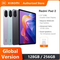 Global version Xiaomi Redmi Pad 2 9000mAh Battery MTK Helio G100-Ultra 11" Display Fast charging 90Hz Tablet 8MP HD Camera