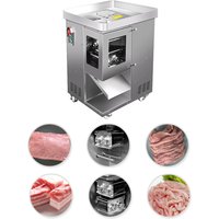 Industrial Pork Meat Shredder Meat Slicer Restaurant 500kg/h Fresh meat shredding and slicing machine