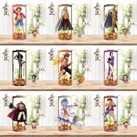 Anime Edward Newgate Perona Boa·Hancock Roronoa Zoro Nami Metal Bookmark Props Cards Accessories Gifts