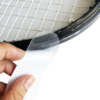TPU Protection Tape Sports Parts Transparent Tennis Racket Paddle Head Protection Tape Reduce Friction Sticker