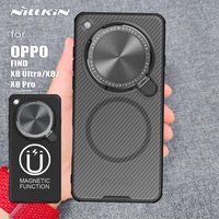 NILLKIN for Oppo Find X8 Ultra / X8 Pro / X8 5G case Magsafe Magnetic Charging Adapt Lens Camera Protection 360 Back cover