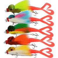 Professional Mouse Shaped Artificial Baits Lures Elastic Body Fishing Tackle Barbed Double Hook Design 69HD