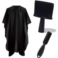 3pcs hair cutting brush set, hair cutting neck dust collector brush, hairdresser shaver, scissors cleaning brush, hair salon set