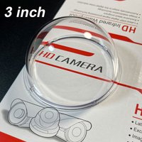 3 Inch Acrylic Clear Dome Cover, Security CCTV Camera Lens Protection Replacement Covers, Crystal Transparent Hemisphere Dome