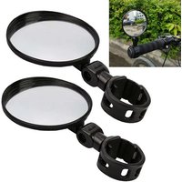 AliExpress NONE 1/2PCS Bicycle Rearview Mirror 360 Degree Adjustable Rotatable Universal Cycling Handlebar Rear View Mirrors for MTB Road Bike
