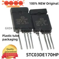 5 pcs new and Original STC03DE170HP TO-247-4L 3A 17C03DE170HP mixed emitter Bipolar Switching Transistor