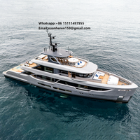 2026 Kinocean Factory Direct 41ft Aluminum Alloy Luxury Yacht CE High Speed Sport Boat with Outboard Machine for Sale