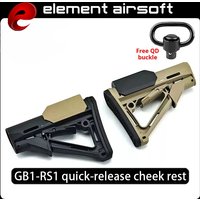 Quick-Release CTR Nylon Cheek Support Rear Support Plate Heightened Pad - Adjustable Comfortable Cheek Support