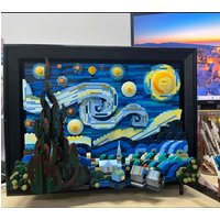 2316PCS Art Model Decoration Accessories DIY Post-Impressionist Painting Model Set, Creative Home Gift for Adult Friends