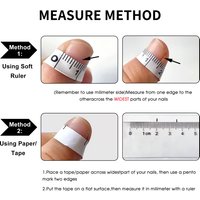 10Pcs Fake Nails Transparent Design Lightweight Comfortable Fit for Party Daily Use