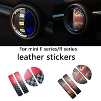 2PCS Front Rear Door Handle Sticker For Mini Cooper F56 F55 F54 F60 R55 R56 R57 R58 R59 R60 R61 Car Interior Accessories