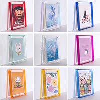 Color Acrylic Photo Frame Transparent Artwork Poster Record Mounting Table Display Photo Painting Frame Hanging Wall Decoration