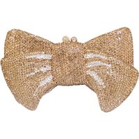 Luxury Bags Designers Shape Bow Women Crystal Evening Bags Silver Bowknot Rhinestone Clutch Purse Diamond Shoulder Handbag