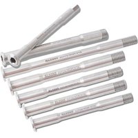 AliExpress NONE Titanium Bicycle Thru Axle 12X100 15x110 12X142 12x148 threaded through shaft boost 12mm 15mm mtb dirt Road Bike Hub Fork Rod