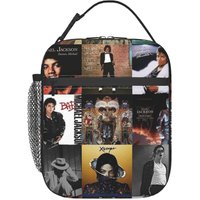 Michael Jackson Insulated Lunch Bag for Kids School Cooler Thermal Food Box Tote Portable Lunch Boxes Container