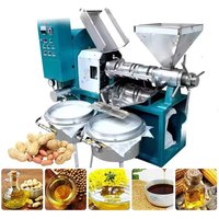 Small Business Soybean Rapeseed Peanut Automatic Screw Oil Press Machine Spiral Oil Press For Various Oil Crops