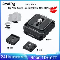 SmallRig Vertikalkit für Arca-Swiss Schnellwechselplatte mit 1/4"-20 & 3/8"-16, Porträt-/Landschaftswechsel beim Fotografieren