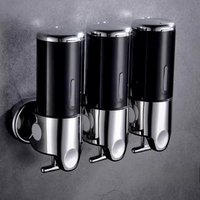 Wall Mounted Soap Dispenser Manual Press Shower Gel Dispenser Bathroom Hand Soap Box