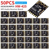 5-50pcs HW-425 Bluetooth Audio Receiver Module Bluetooth-compatible 4.2 Wireless HiFi Stereo Lossless MP3 Music Decoder Module