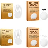 7/10pcs/box Purevlab Sun Free Glow Patches,New Advanced Sun Free Glow Microdarts Patch, Natural purevlab Tanning Patches Care
