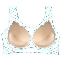 3D bra padding women's underwear small chest lifting breathable sponge padding bra padding lining swimsuit