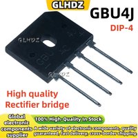 10PCS-20PCS-30PCS/LOT GBU4J Rectifier bridge DIP-4 High quality In the warehouse