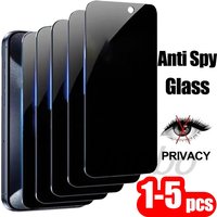 1-5PCS Anti Spy Screen Protector For Xiaomi POCO X6 Pro X5 X4 C65 M6 X3GT M5 F4 M4 M3 M2 F3 C40 C31 Privacy Tempered Glass Film
