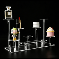 Acrylic Multi Functional Transparent Durable Display Rack, Suitable For Placing Jewelry, Cupcakes, Perfume, Dolls,Storage Rack