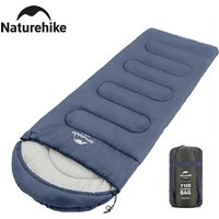 Naturehike Schlafsack mit Kapuze, Deckenschlafsack, Umschlagschlafsack, Spleißschlafsack, warmhaltend, leicht, für Camping und Reisen