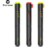 WEST BIKING 100PSI Mini Bike Pump Portable Lockable Bicycle Hand Air Pump Tire Inflator Schrader Presta Valve MTB Road Bike Pump