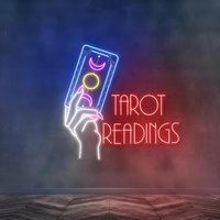 Tarot Readings Neon Light Sign USB Dimmable LED Neon Sign Wall Decoration for Bedroom Gameroom Livingroom Birthday Party Gifts