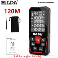 HILDA Laser Distance 50M/100M/120M Rangefinder Profesional Meter Laser Range Finder Ruler Test Tool