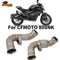 Slip On For CF MOTO 800NK 800 NK Motorcycle Exhaust Escape Moto Systems Stainless Steel Mid Link Pipe Connect Original Muffler image 4