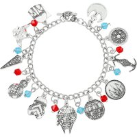 Star War Movie Jewelry BB8 Storm Trooper Plan Millennium Falcon Spaceship Charm Bracelets Accessories Chain Bangle Fans Gifts