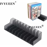 IVYUEEN 1 PCS for PlayStation 5 4 PS4 PRO Console Game Card Box Storage Stand Holder for Play Station 5 4 CD Disks Card Holder