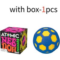 2026 Spot Schylling Atomic Stress Release Ball Squid Blind Box Stress Release Toy Sensory NeeDoh Fidget Toy Party Gift