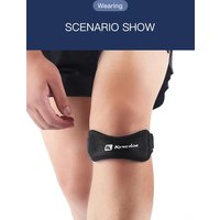 AliExpress 1PC Patella Kneecap Band Adjustable Silica Gel Knee Tendon Strap Protector Knee Pad Running Sports Cycling Gym Knee Support