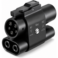 Adapter ładowania CCS2 do CCS1 DC AC EV 250A/500A 1000V DC 32A 240V AC do ładowarki pojazdów elektrycznych CCS2 do CCS1 DC+AC