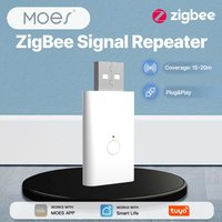 MOES Tuya ZigBee3.0 Signal Repeater Amplifier USB Port Range Extender Smart Home Device Expand Wireless Work With ZigBee Gateway