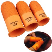 Multi-purpose Non-slip Finger Cover Tool Counting Handmade Tool Finger Cots Sewing Orange Fingertips Protector Gloves Work