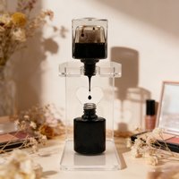 Leak-proof Design Nail Polish Inversion Rack Clear Visibility Acrylic Material Nail Polish Bottle Holder Display Stand