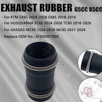 2018-2026 Motorcycle Exhaust Rubber Pipe Tailpipe Seal Sleeve Ring Spring Coupling For KTM HUSQVARNA GASGAS SX TC MC 65 85 Bikes