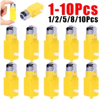 1-10Pcs DC 3-12V TT Motor Module Robot Intelligent Car Dual Shaft Geared Motor Gearmotor Gearbox Motor for DIY Smart Car Robot